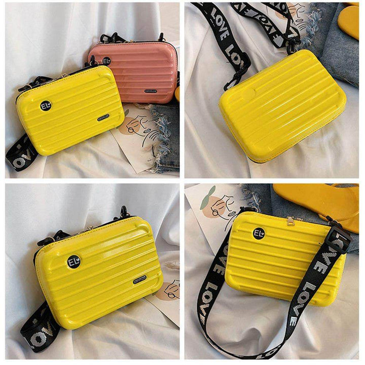 Compact Hard Shell Travel Handbag