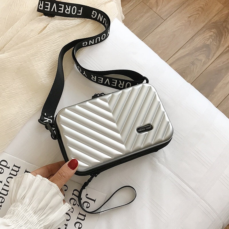 Compact Hard Shell Travel Handbag