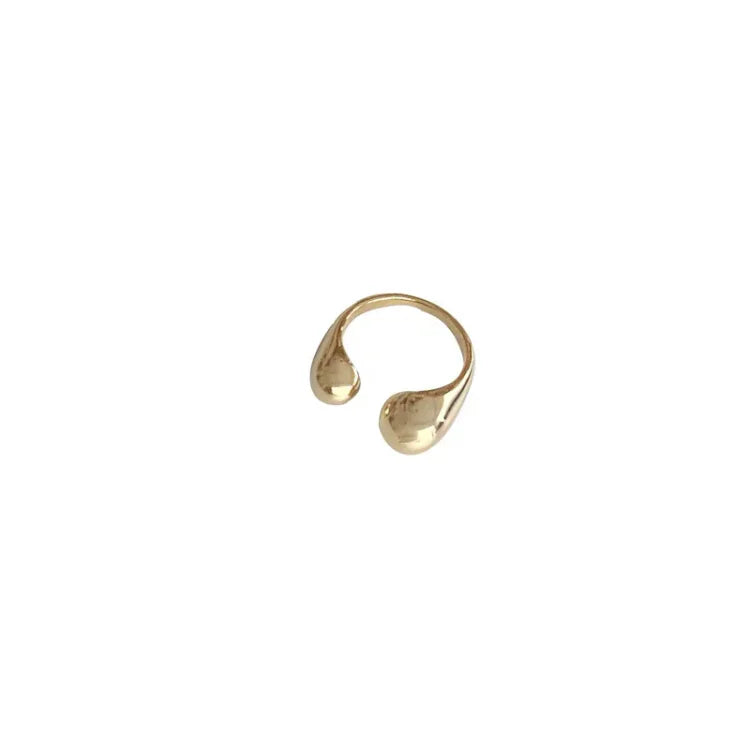Minimalist Adjustable Ring - Elise-Gold-Nora Luxe