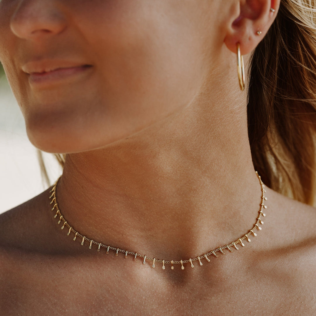 Minimalist Choker for Women - Antigua-Gold-Nora Luxe
