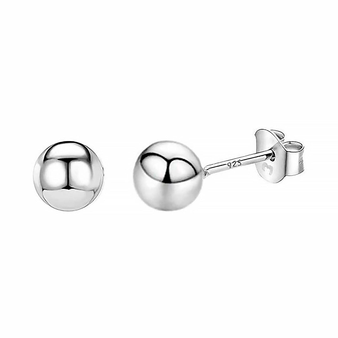 Minimalist Earrings - Lunara-0.16 in-Silver-Nora Luxe