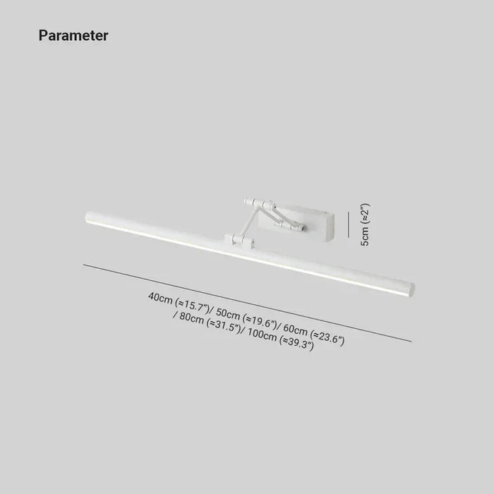 Minimalist LED Wall Lamp - ZenLite-Black-15.75 in-Cold Light-Nora Luxe
