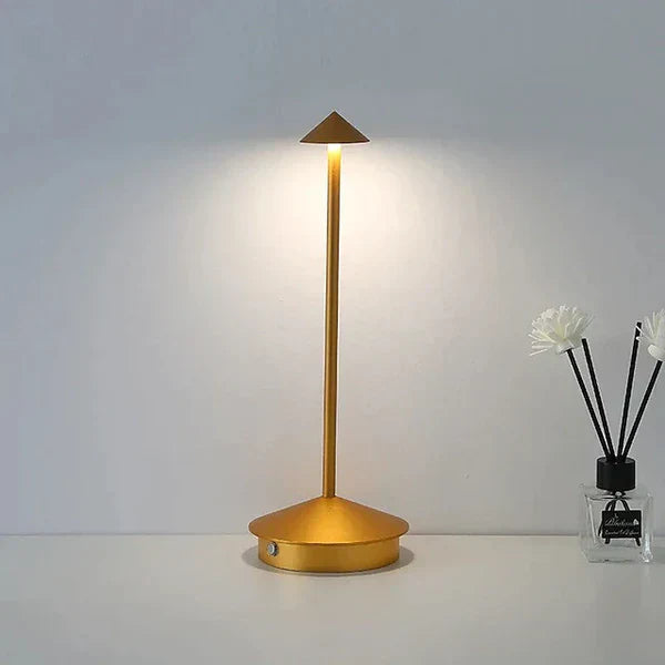 Minimalist Portable LED Atmosphere Lamp - SerenLight-Gold-Nora Luxe