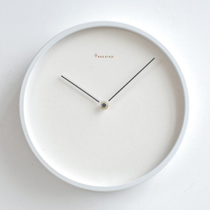 Minimalist Scandinavian Wall Clock - Skara-Grey-25cm-The Livary