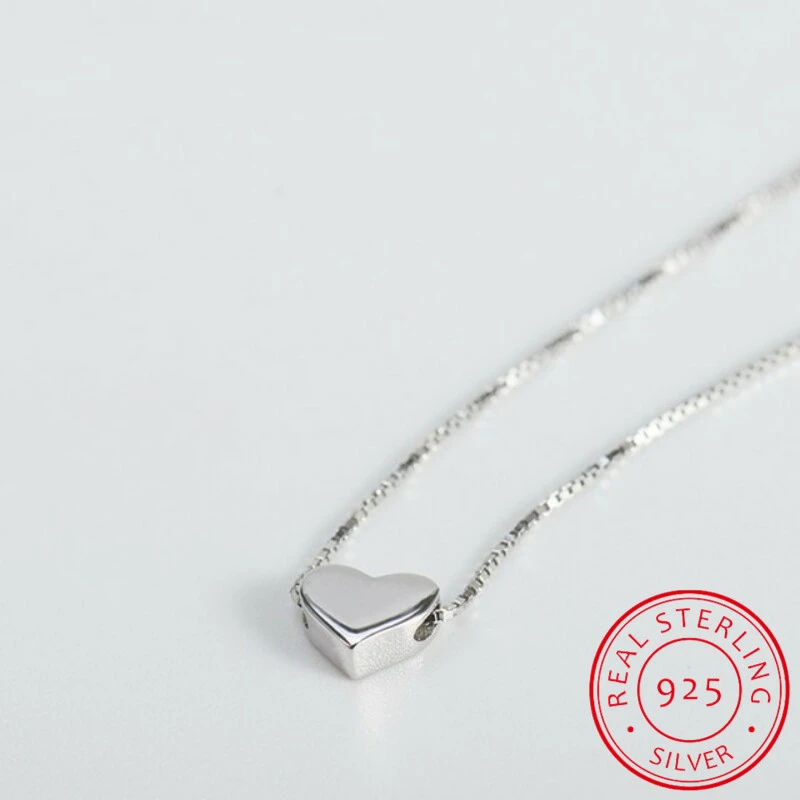 Minimalist Smooth Heart Necklace-Nora Luxe