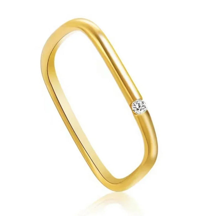 Minimalist Zirconia Ring - Leona-5-Nora Luxe