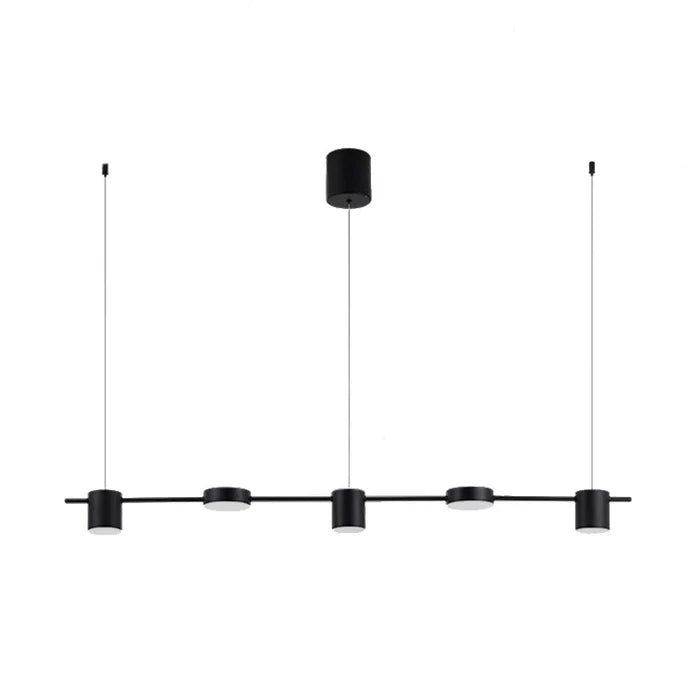 Modern Aluminium Pendant Lamp - AuraDrum-Gold-3-White-Nora Luxe