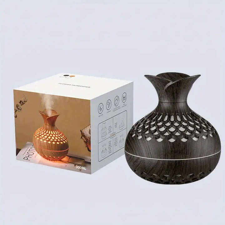 Modern and Stylish Aroma Diffuser - AromaBloom-Brown-Nora Luxe