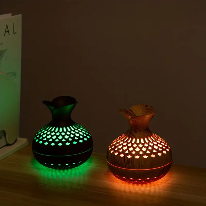 Modern and Stylish Aroma Diffuser - AromaBloom-Brown-Nora Luxe