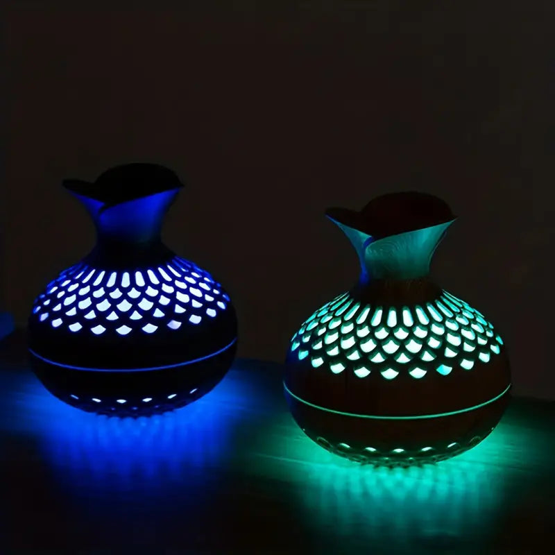 Modern and Stylish Aroma Diffuser - AromaBloom-Brown-Nora Luxe