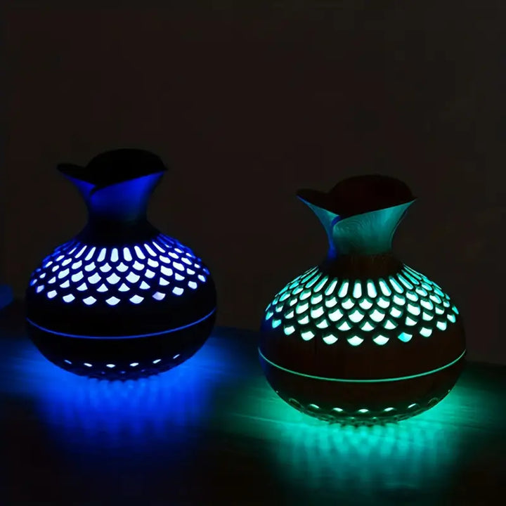 Modern and Stylish Aroma Diffuser - AromaBloom-Brown-Nora Luxe