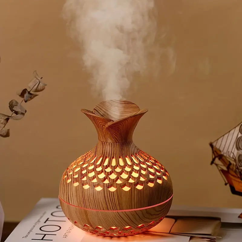 Modern and Stylish Aroma Diffuser - AromaBloom-Brown-Nora Luxe