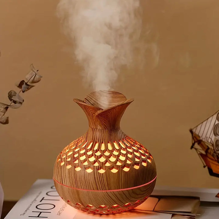 Modern and Stylish Aroma Diffuser - AromaBloom-Brown-Nora Luxe
