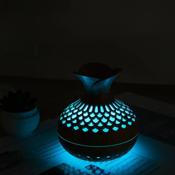 Modern and Stylish Aroma Diffuser - AromaBloom-Brown-Nora Luxe