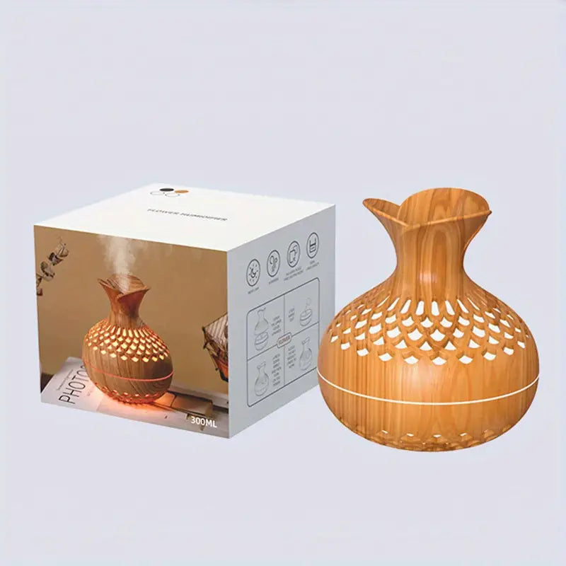 Modern and Stylish Aroma Diffuser - AromaBloom-Brown-Nora Luxe