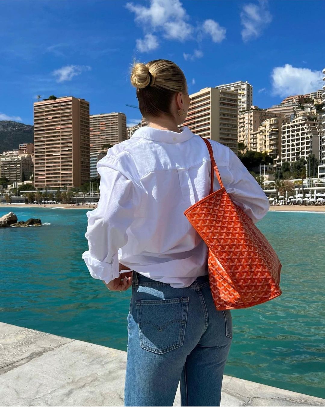 Modern and Stylish Shoulder Bag - Mila-Orange-Nora Luxe