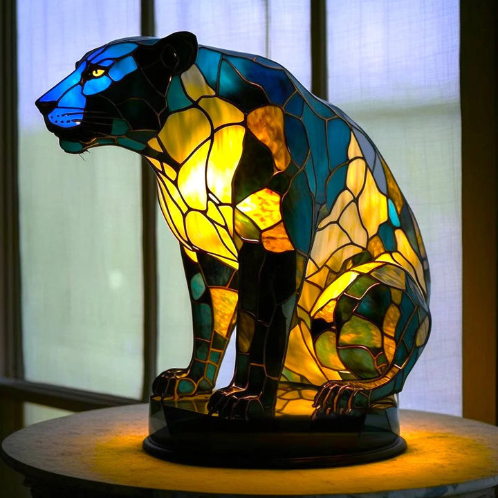 Modern Art Lamp - LumiAura-Leopard-5.91 inches-Nora Luxe