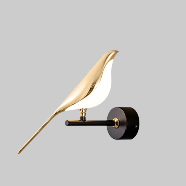 Modern Birds Wall Lamp - AviaryGlow-1 Bird Wall Lamp-Nora Luxe