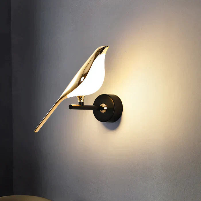 Modern Birds Wall Lamp - AviaryGlow-1 Bird Wall Lamp-Nora Luxe