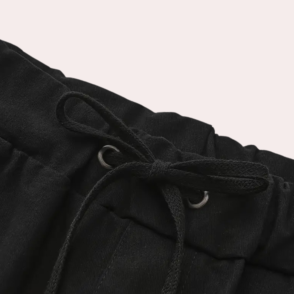 Modern Cargo Trousers for Men - Mason-Black-XS-Nora Luxe