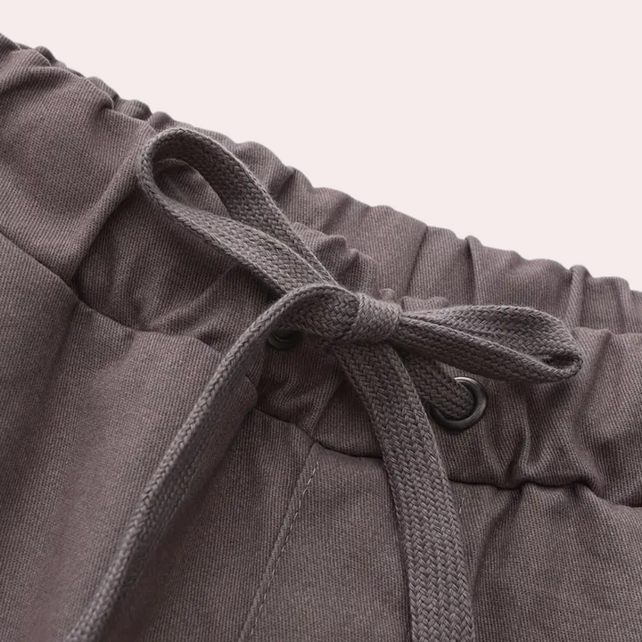 Modern Cargo Trousers for Men - Mason-Black-XS-Nora Luxe