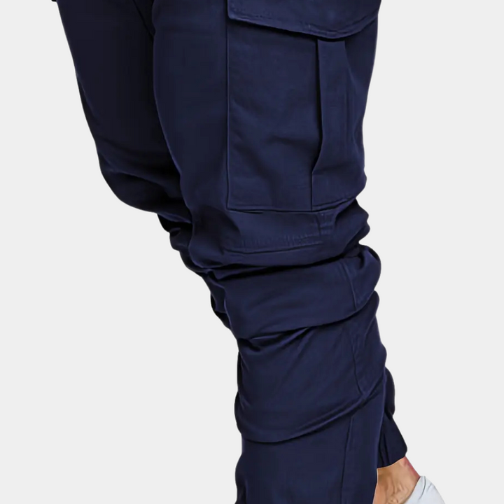 Modern Cargo Trousers for Men - Mason-Black-XS-Nora Luxe