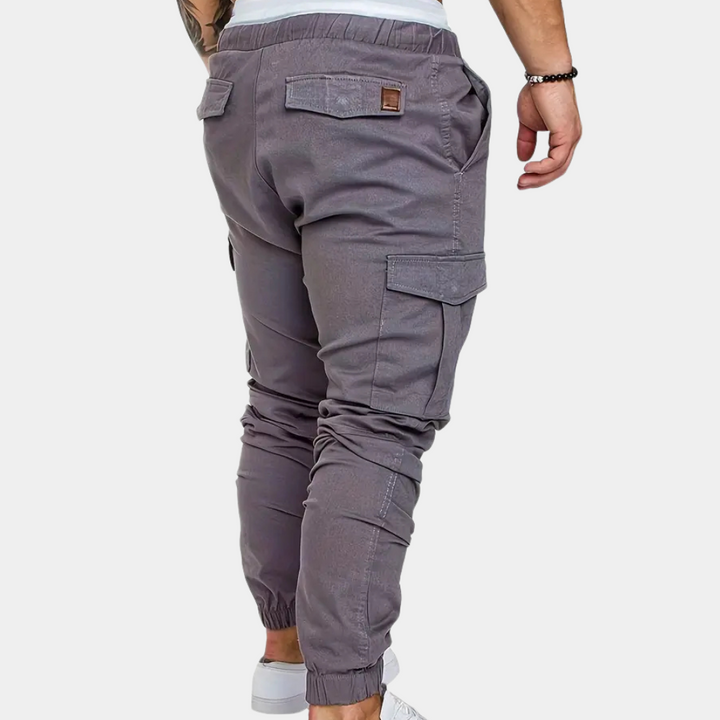 Modern Cargo Trousers for Men - Mason-Gray-XS-Nora Luxe