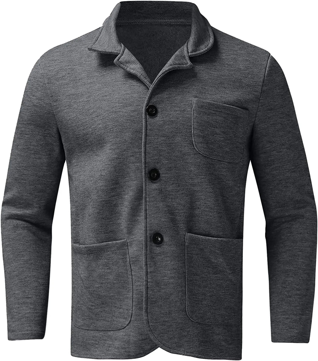 Modern Casual Men's Blazer - Aiden-Gray-S-Nora Luxe