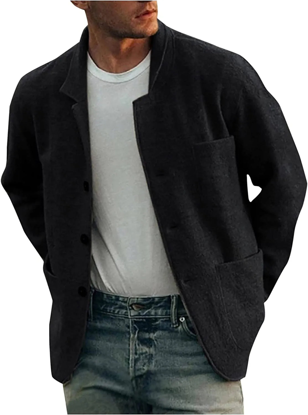 Modern Casual Men's Blazer - Aiden-Gray-S-Nora Luxe