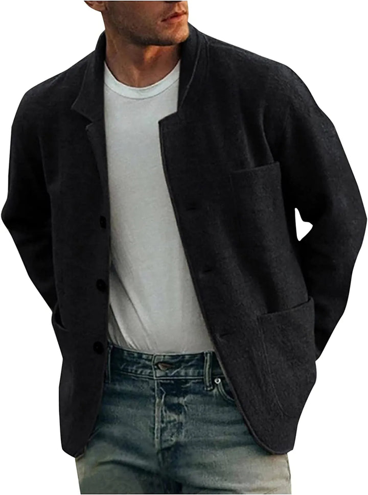 Modern Casual Men's Blazer - Aiden-Gray-S-Nora Luxe
