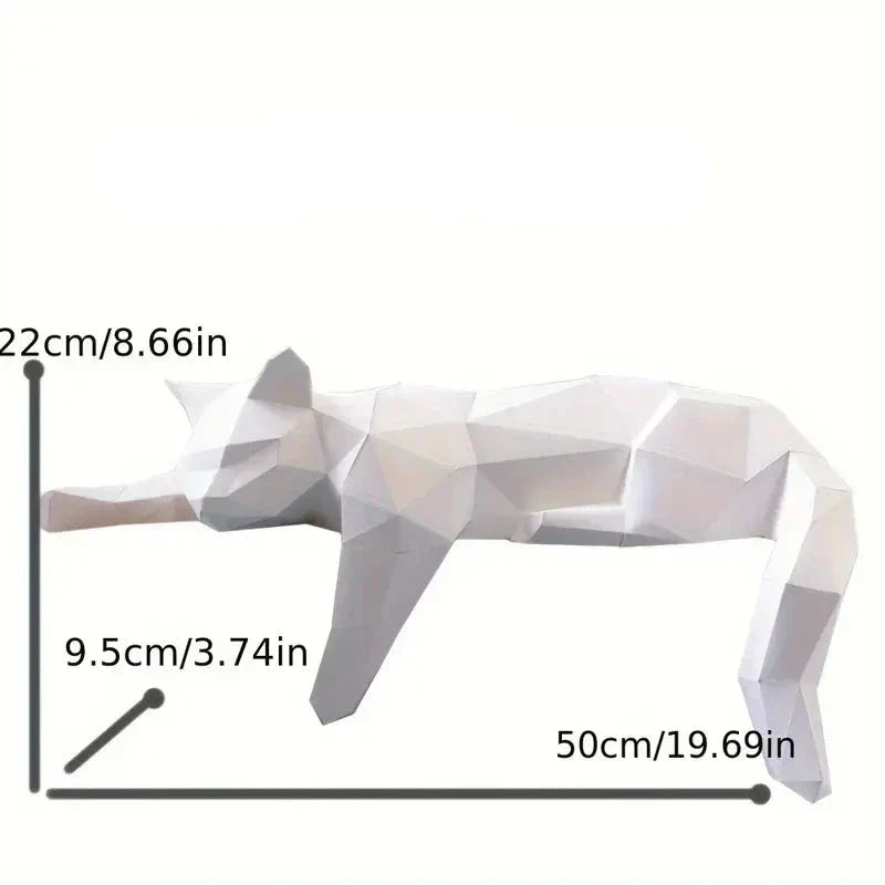 Modern Cat Figurine - Luna-White-Nora Luxe