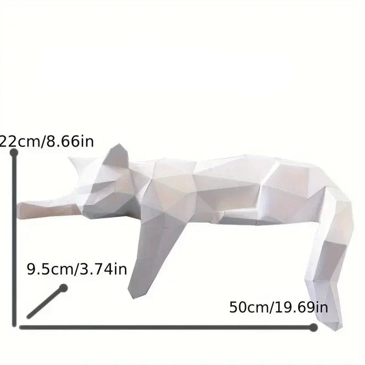 Modern Cat Figurine - Luna-White-Nora Luxe