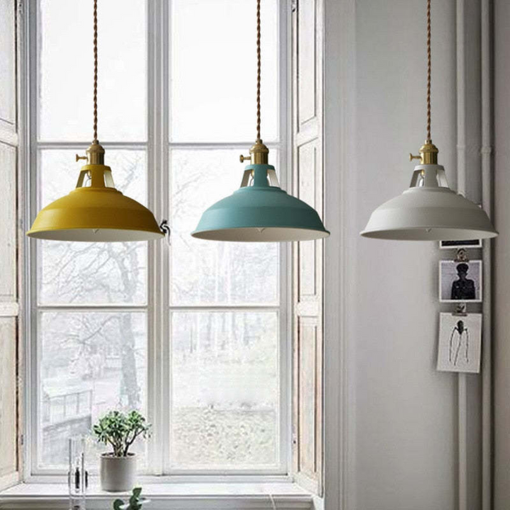 Modern Colorful LED Pendant Light - ChromaLuxe-Blue-Warm White-Nora Luxe