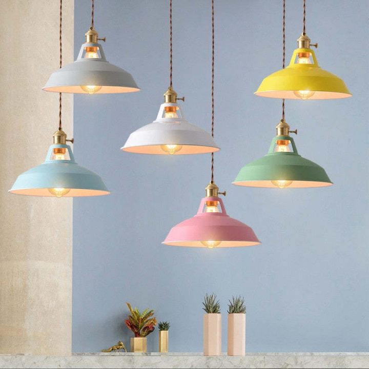 Modern Colorful LED Pendant Light - ChromaLuxe-Blue-Warm White-Nora Luxe