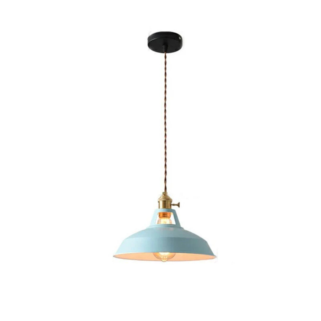 Modern Colorful LED Pendant Light - ChromaLuxe-Blue-Warm White-Nora Luxe
