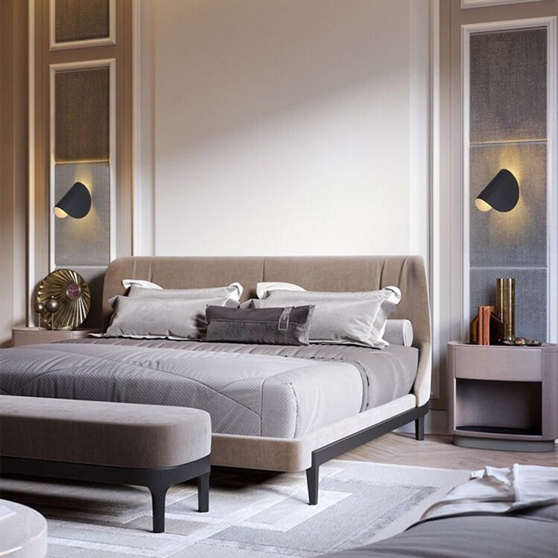 Modern Coloured Wall Lamp - ColorVibe-Black-Nora Luxe