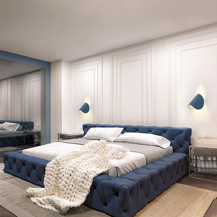 Modern Coloured Wall Lamp - ColorVibe-Blue-Nora Luxe