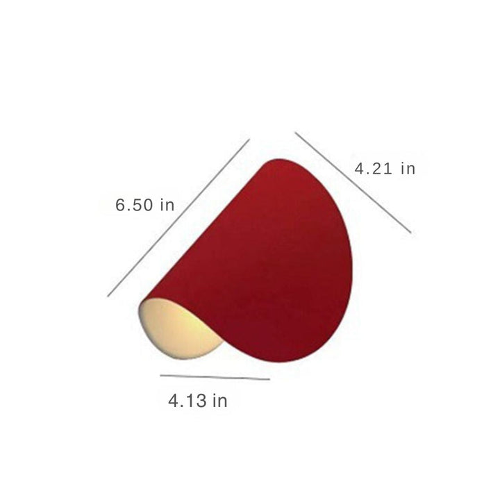 Modern Coloured Wall Lamp - ColorVibe-Red-Nora Luxe