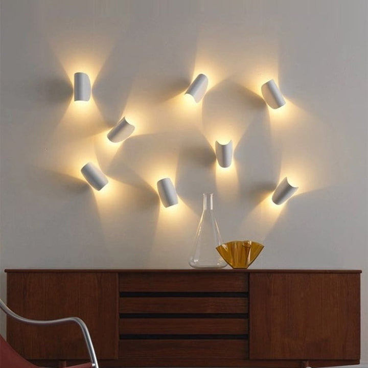 Modern Coloured Wall Lamp - ColorVibe-Red-Nora Luxe