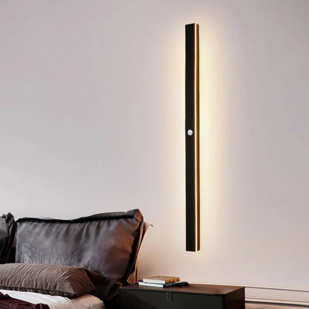 Modern Design LED Wall Lamp - LineaGlow-Dimmable with Motion Sensor-11.81 in-Nora Luxe