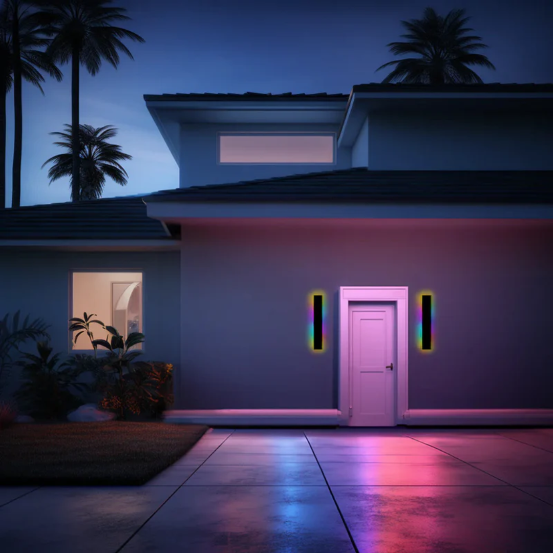Modern Design LED Wall Lamp - LineaGlow-RGB with Motion Sensor-11.81 in-Nora Luxe