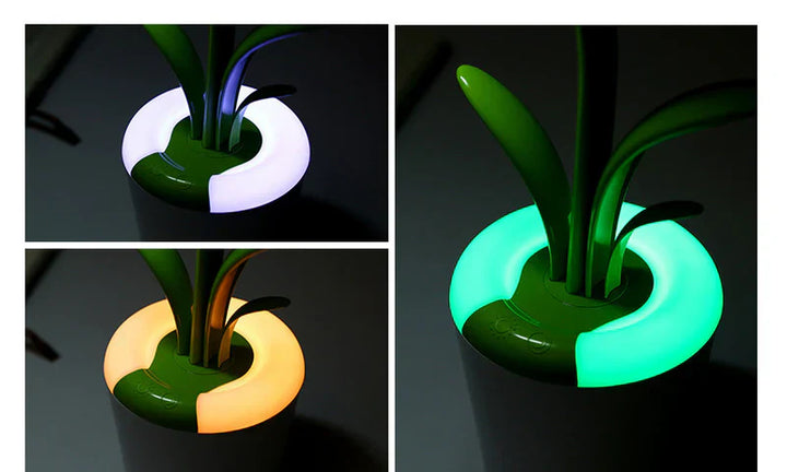 Modern Desk Lamp - LuminaFlex-Blue-Nora Luxe