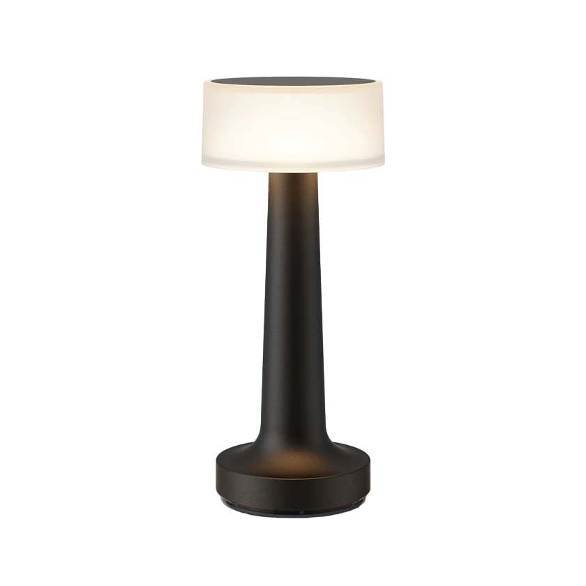 Modern Dimmerable Table Lamp - Victor-Black-Luminescent-Nora Luxe