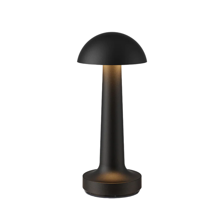 Modern Dimmerable Table Lamp - Victor-Black-Round-Nora Luxe