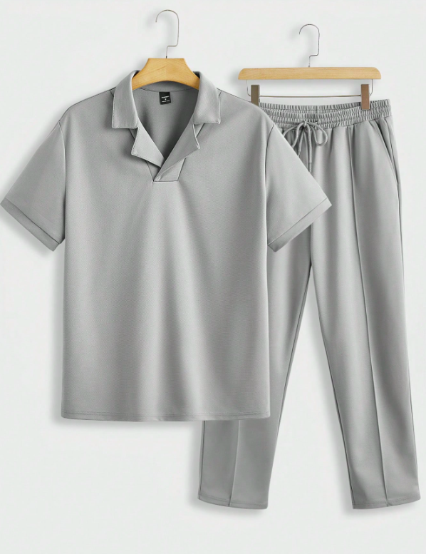 Modern Grey Men's Summer Outfit – Nico-S-State of Style