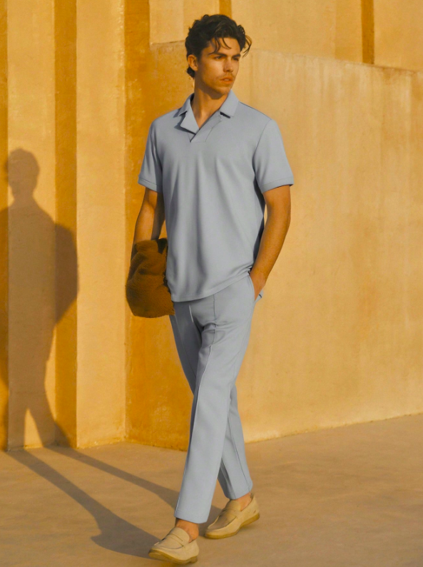Modern Grey Men's Summer Outfit – Nico-S-State of Style