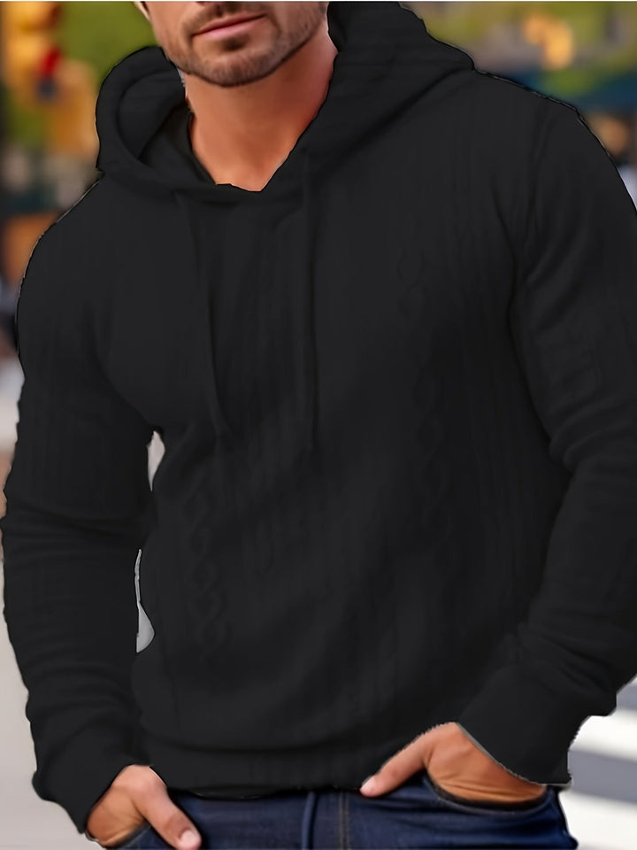 Modern Hoodie for Men - Milo-Black-S-Nora Luxe