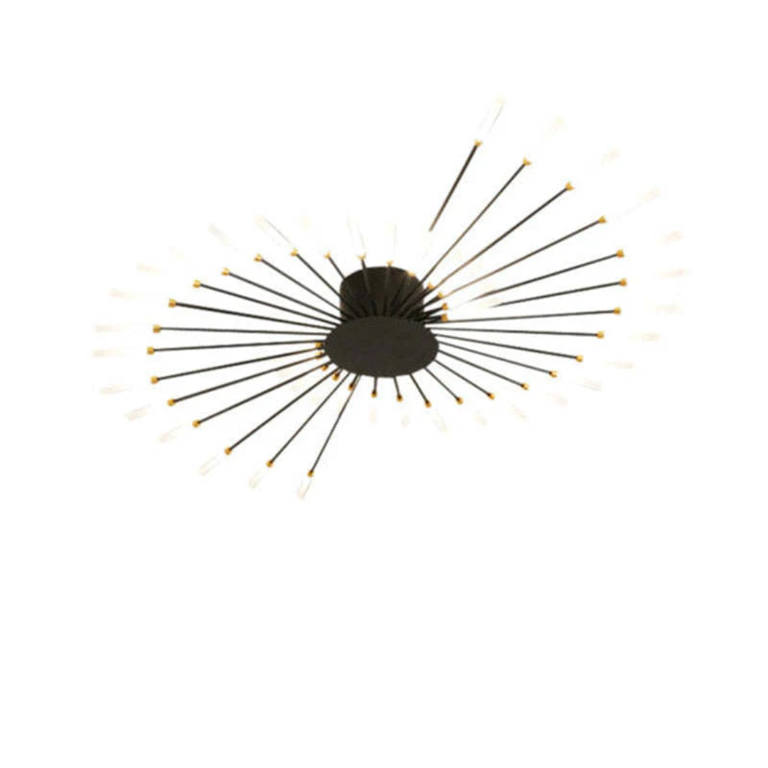 Modern Large LED Ceiling Light - LumenMax-Gold-12-Universal White-Nora Luxe