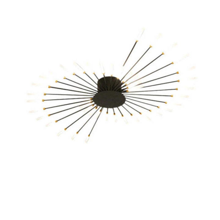 Modern Large LED Ceiling Light - LumenMax-Gold-12-Universal White-Nora Luxe