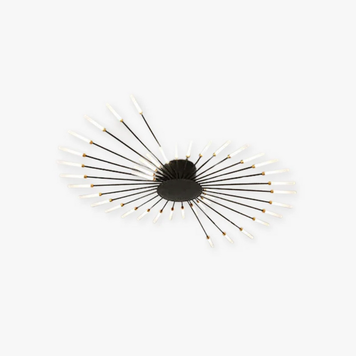 Modern Large LED Ceiling Light - LumenMax-Gold-12-Universal White-Nora Luxe